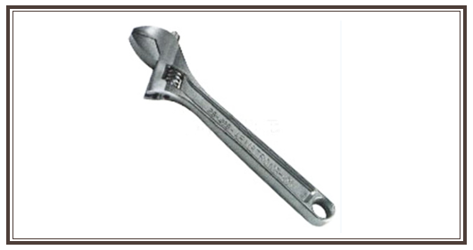 adjustable wrenches, chrome finish 